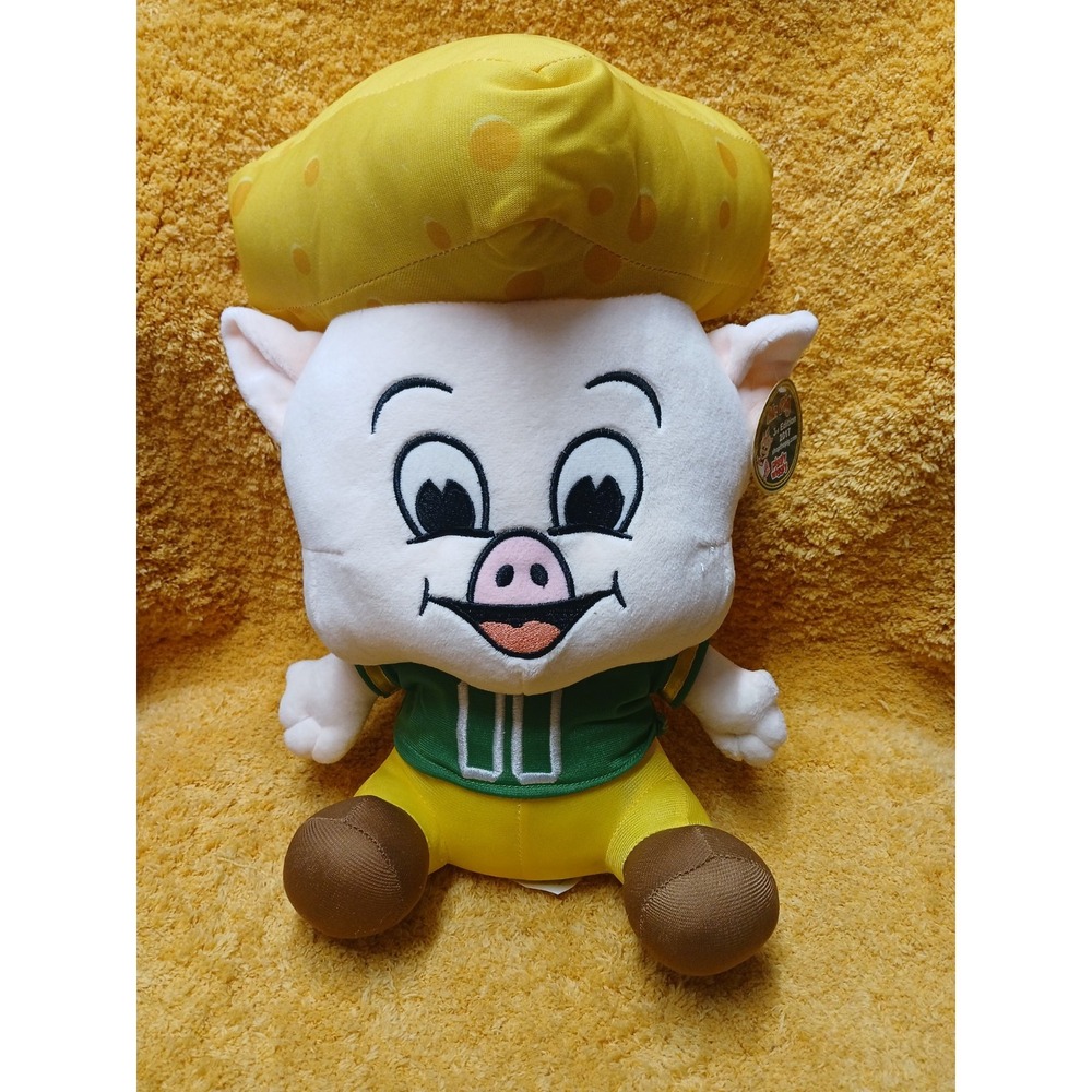 Piggly Wiggly Mr Pig Packers Cheesehead Plush 2017 3rd Edition Green Bay NFL NEW